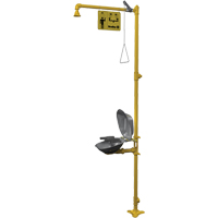 Combinaison de douche d'urgence & douche oculaire Halo Duraquip Inc