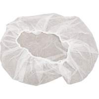Bonnets bouffants non tiss&eacute;s, Polypropyl&egrave;ne, 21"/Grand, Blanc Duraquip Inc
