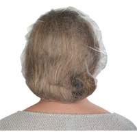 Bonnets bouffants non tiss&eacute;s, Polypropyl&egrave;ne, 21"/Grand, Blanc Duraquip Inc
