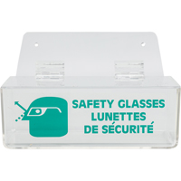 Distributeur de lunettes de s&eacute;curit&eacute; avec couvercle Duraquip Inc
