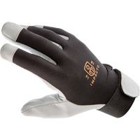 Anti-Vibration Air Glove&reg;, Size Medium, Pearl Leather Palm Duraquip Inc