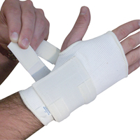 Ambidextrous Wrist Supports, Cotton/Elastic, Small Duraquip Inc