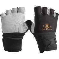 Anti-Vibration Gloves- Left, Size Small, Grain Leather Palm Duraquip Inc