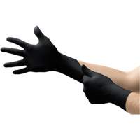 MidKnight&reg; Exam Gloves, X-Large, Nitrile, 4.7-mil, Powder-Free, Black, Class 2 Duraquip Inc