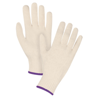 Standard-Duty String Knit Gloves, Poly/Cotton, 7 Gauge, X-Small Duraquip Inc