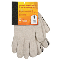 Heavyweight Dotted String Knit Gloves, Poly/Cotton, Single Sided, 7 Gauge, Large Duraquip Inc
