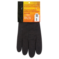 Gants de jersey, Grand, Brun, Non doubl&eacute;, Poignet en tricot Duraquip Inc