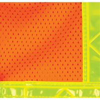 Veste de s&eacute;curit&eacute; d'usage standard, Orange haute visibilit&eacute;, Grand, Polyester Duraquip Inc