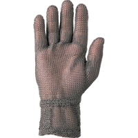 2" Cuff Mesh Glove, Size Small/7, Stainless Steel Shell, ANSI/ISEA 105 Level 5 Duraquip Inc