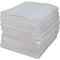 Premium Bonded Sorbent Pads, Oil Only, 15" x 17", 30 gal. Absorbancy Duraquip Inc
