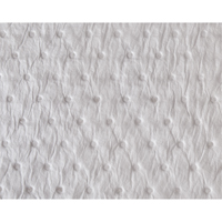 Premium Fine Fiber Sorbent Pads, Oil Only, 15" x 17", 25 gal. Absorbancy Duraquip Inc