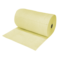 Rouleaux absorbants en fibres fines de premi&egrave;re qualit&eacute;, Lourd, 150' lo x 15" la, Absorption 50 gal. Duraquip Inc