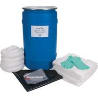 Shop Spill Kit, Oil Only, Drum, 30 US gal. Absorbancy Duraquip Inc