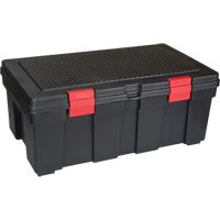 Water Resistant Storage Container, 33" W x 19" D x 13" H, Black Duraquip Inc