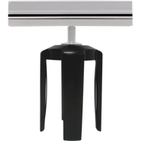 Tensabarrier&reg; Sign Bracket with Adapter, Chrome Duraquip Inc
