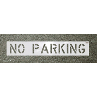 Parking Lot Stencils, Pictogram, 4" x 3" SEI881 | Duraquip Inc