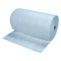 Premium Blue Bonded Sorbent Pads, Heavyweight, 150' L x 30" W, 50 gal. Absorbancy Duraquip Inc
