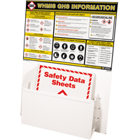 GHS Information Stations, English, Binders Included Duraquip Inc