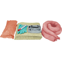 Trousses de d&eacute;versements de rechange de premi&egrave;re qualit&eacute; pour v&eacute;hicules, 10 gallons, Mati&egrave;res dangereuses Duraquip Inc