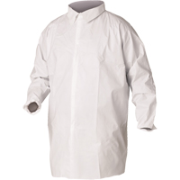 Sarraus de laboratoire KleenGuard A20, SMS, Blanc, Grand Duraquip Inc