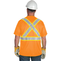 CSA Compliant T-Shirt, Polyester, Medium, Orange Duraquip Inc