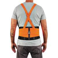 Ceinture de support dorsal haute visibilit&eacute; en &eacute;lasthanne ProFlex 100HV, &eacute;lastique, T-petit Duraquip Inc