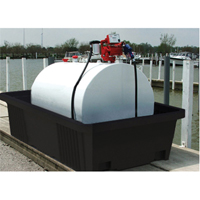 Poly-Tank&reg; Containment Unit 550 Without Drain, 113" L x 71" W x 32" H, 750 US gal. Capacity Duraquip Inc