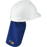 Tampon et voile pour le cou refroidissants et ignifugés pour casque de sécurité Chill-Its<sup>MD</sup> 6717FR, Bleu SEM744 | Duraquip Inc