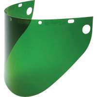 Fibre-Metal&reg; Extended View Faceshield Visor, Propionate, Green Tint Duraquip Inc