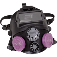 7600 Series Full Face Respirator with Welding Attachment, Silicone, Small Duraquip Inc
