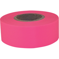 Ruban de signalisation Sub-Zero, 1,2" la x 150' lo, Rose fluorescent Duraquip Inc
