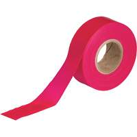 Flagging Tape, 1.188" W x 150' L, Fluorescent Red Duraquip Inc