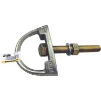 Miller&reg; Anchorage Connector with Hardware, D-Ring, Permanent Use Duraquip Inc