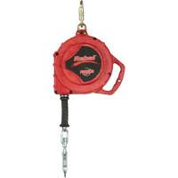 Rebel Self Retracting Lifeline, 50', Stainless Steel, Swivel Duraquip Inc