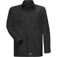 Long Sleeve Ripstop Shirt, Men's, 3X-Large, Black Duraquip Inc