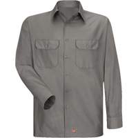 Long Sleeve Ripstop Shirt, Men's, 3X-Large, Grey Duraquip Inc