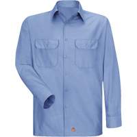 Long Sleeve Ripstop Shirt, Men's, 3X-Large, Blue Duraquip Inc