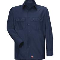 Long Sleeve Ripstop Shirt, Men's, 3X-Large, Navy Blue Duraquip Inc