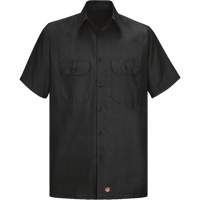 Short Sleeve Ripstop Shirt, Men's, 3X-Large, Black Duraquip Inc
