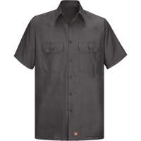 Short Sleeve Ripstop Shirt, Men's, 3X-Large, Charcoal Duraquip Inc
