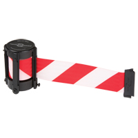 Replacement Cassettes For Utility, Advance & StowAway&reg; TensaBarrier&reg;, 13', White Tape Duraquip Inc