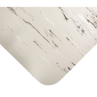 Tile-Top Select Anti-Microbial Mats No.494, Smooth, 2' x 10' x 1/2", Grey, PVC Duraquip Inc
