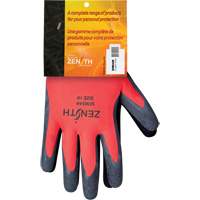 Coated Gloves, 10, Rubber Latex Coating, 13 Gauge, Polyester Shell Duraquip Inc