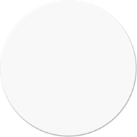 Marqueurs all&eacute;g&eacute;e/5S Armor Stripe, Cercle, 6" lo x 6" la, Blanc, Plastique Duraquip Inc