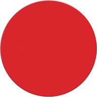 Marqueurs all&eacute;g&eacute;e/5S Armor Stripe, Cercle, 6" lo x 6" la, Rouge, Plastique Duraquip Inc