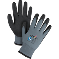 Gants enduits de premi&egrave;re qualit&eacute; ZX-30°, 10/T-Grand, R&ecirc;vetement PVC, Calibre 15, Enveloppe en Nylon Duraquip Inc