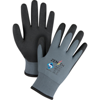 Gants enduits de premi&egrave;re qualit&eacute; ZX-30°, 11/2T-Grand, R&ecirc;vetement PVC, Calibre 15, Enveloppe en Nylon Duraquip Inc