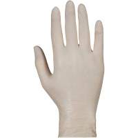 KeepKleen&reg; Disposable Medical Exam Grade Gloves, Large, Latex, 5-mil, Powder-Free, White, Class 2 Duraquip Inc