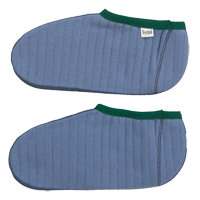 Chaussons pour bottes en caoutchouc, Hommes, T-Grand, Bleu/Vert, Coton/Molleton Duraquip Inc