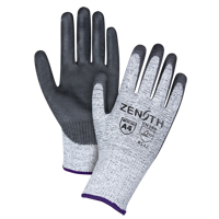Gants &eacute;lastiques sans coutures r&eacute;sistants &agrave; la coupe, Taille 6/T-petit, Calibre 13, Rev&ecirc;tement Polyur&eacute;thane, Enveloppe en PEHP, ANSI/ISEA 105 niveau 4/EN 388 niveau 5 Duraquip Inc